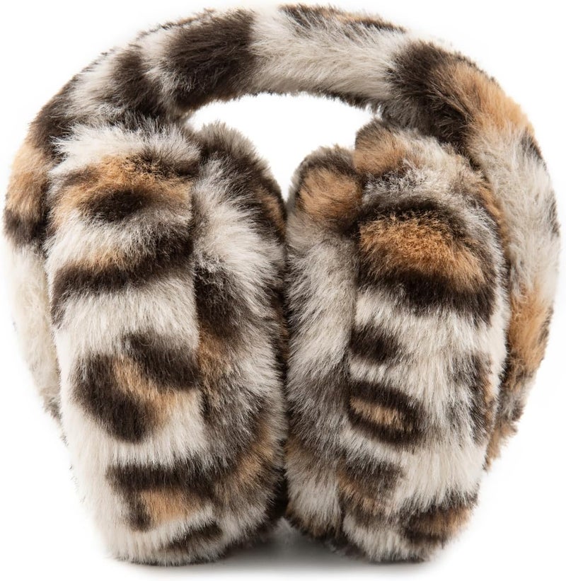 YATANAM Women Ear Muffs Winter Girls White Earmuffs Fuzzy Kids Black Ear Muff Cute Fluffy Ear Warmers Foldable Ear Covers Boy - Image 2